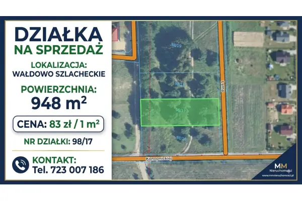 Grudziądz, działka na sprzedaż Wałdowo Szlacheckie